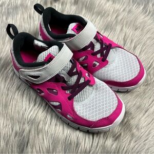 Nike free run 2 pure platinum black pink youth 2.5